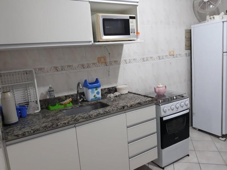 Apto Aconchegante A Uma Quadra Da Praia - Aviacao, Praia Grande - Sp Dış mekan fotoğraf